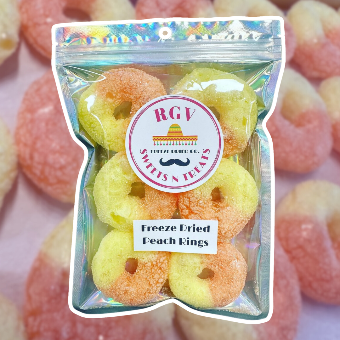Freeze Dried Peach Rings