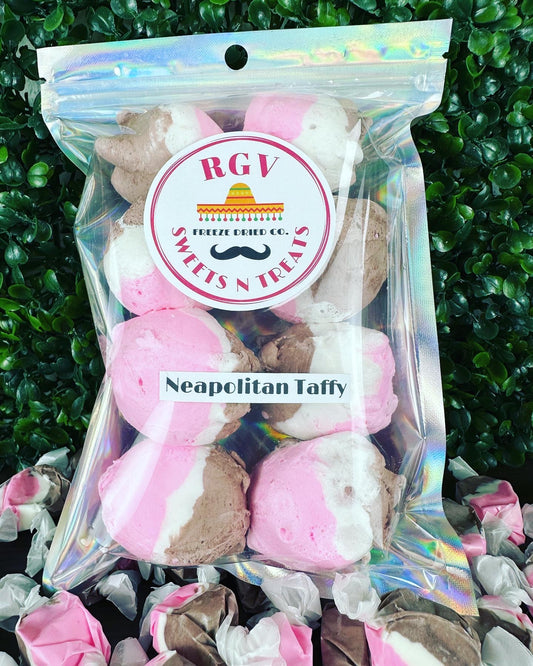 Freeze Dried Neapolitan Taffy