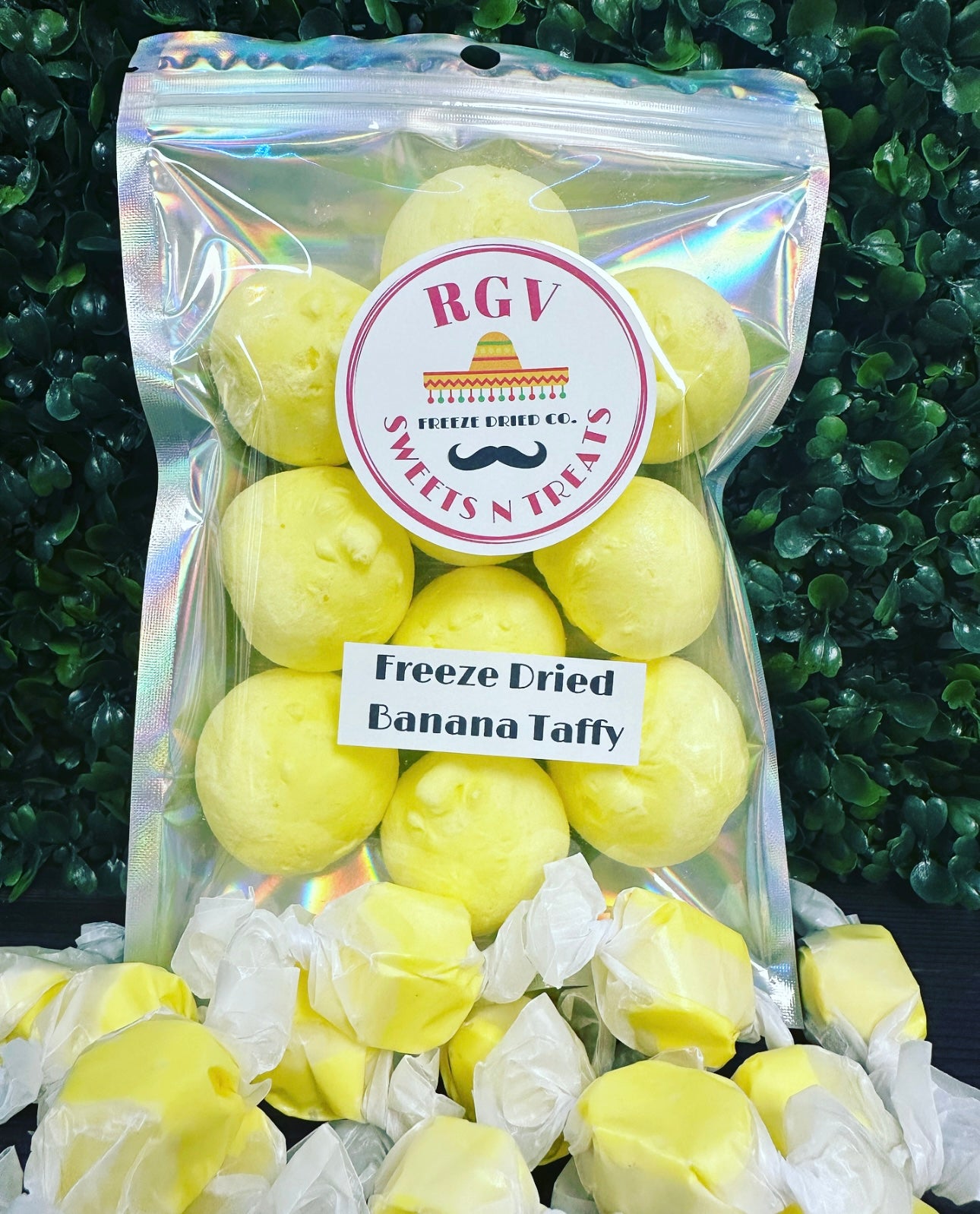 Freeze Dried Banana Taffy